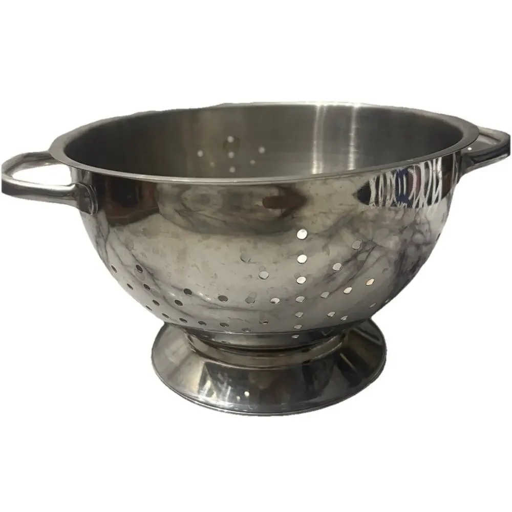 Gourmet Standard 5.5 Quart/5.2 Liter Stainless Steel Strainer/Colander